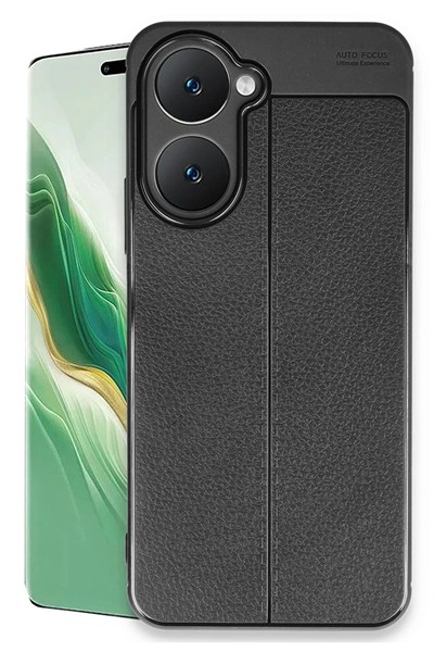 Mey İthalat®  Vivo Y18 Kılıf Auto Focus Kapak - Siyah