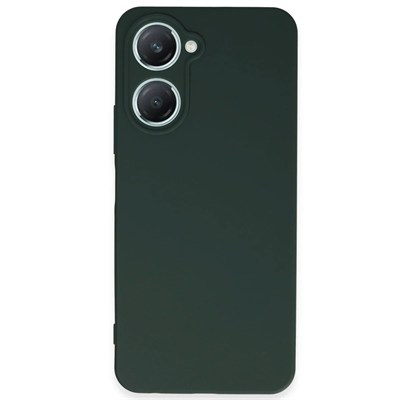 Mey İthalat®  Vivo Y18 Kılıf First Silikon - Koyu Yeşil