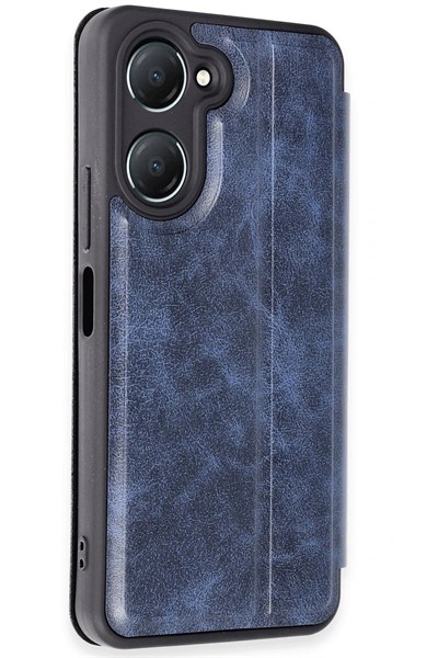 Mey İthalat®  Vivo Y18 Kılıf Flip Cover - Lacivert