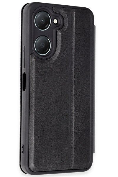 Mey İthalat®  Vivo Y18 Kılıf Flip Cover - Siyah