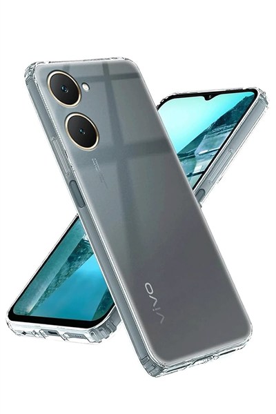 Mey İthalat®  Vivo Y18 Kılıf Lüx Şeffaf Silikon