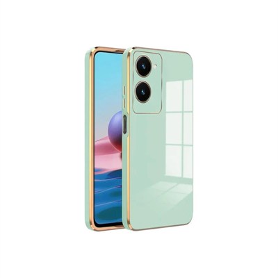 Mey İthalat®  Vivo Y18 Kılıf Volet Silikon - Açık Yeşil