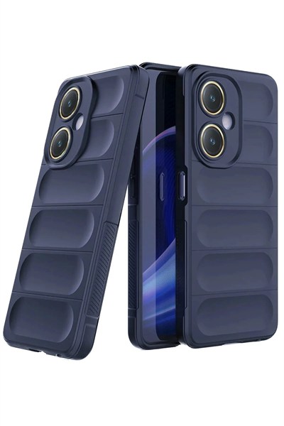 Mey İthalat®  Vivo Y27 Kılıf Optimum Silikon - Lacivert