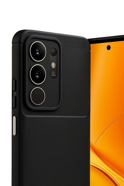 Mey İthalat®  Vivo Y29 4G Auto Focus Karbon Kapak - Siyah