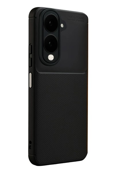 Mey İthalat®  Vivo Y29S Auto Focus Karbon Kapak - Siyah