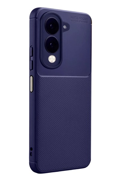 Mey İthalat®  Vivo Y29S Auto Focus Karbon Kapak - Lacivert