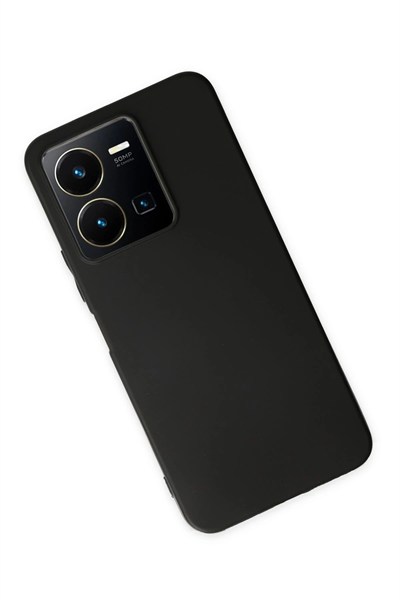Mey İthalat®  Vivo Y35 Kılıf First Silikon - Siyah