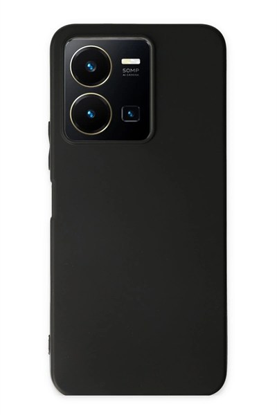 Mey İthalat®  Vivo Y35 Kılıf First Silikon - Siyah