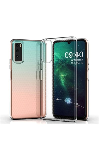 Mey İthalat®  Vivo Y53S Kılıf Lüx Şeffaf Silikon