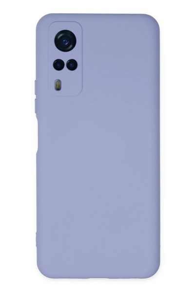 Mey İthalat®  Vivo Y53S Kılıf Nano içi Kadife Silikon - Lila