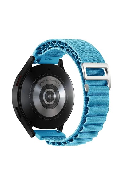 Mey İthalat®  Watch 20mm KR410 Kumaş Kordon - Mavi