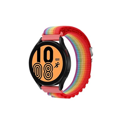 Mey İthalat®  Watch 20mm KR410 Kumaş Kordon - Gökkuşağı 1