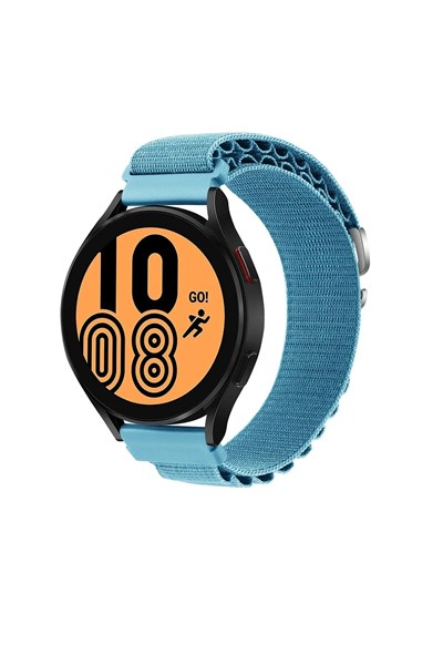 Mey İthalat®  Watch 20mm KR410 Kumaş Kordon - Mavi