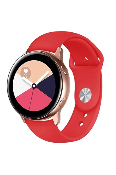 Mey İthalat®  Watch 20mm Klasik Kordon - Kırmızı