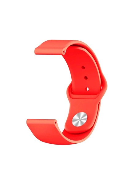 Mey İthalat®  Watch 20mm Klasik Kordon - Kırmızı
