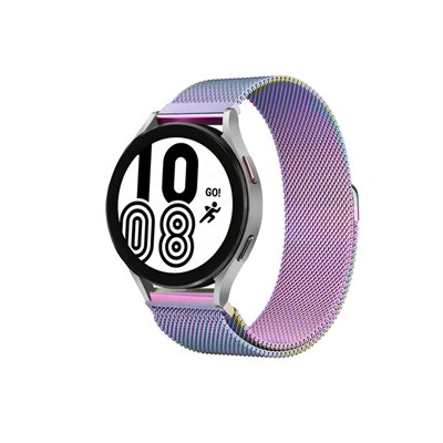 Mey İthalat®  Watch 20mm Metal Mıknatıslı Kordon - Rainbow