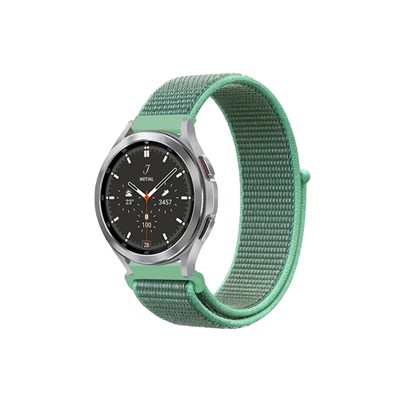 Mey İthalat®  Watch 22mm Hasırlı Cırtcırtlı Kordon - Turkuaz1