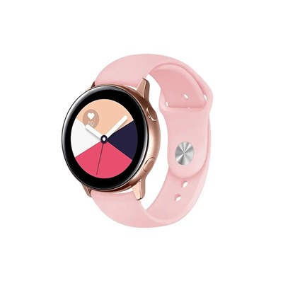 Mey İthalat®  Watch 22mm Klasik Kordon - Pembe