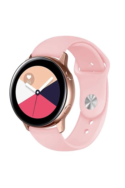 Mey İthalat®  Watch 22mm Klasik Kordon - Pembe