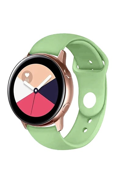 Mey İthalat®  Watch 22mm Klasik Kordon - Açık Yeşil