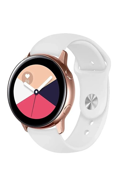 Mey İthalat®  Watch 22mm Klasik Kordon - Beyaz