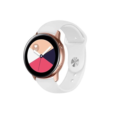 Mey İthalat®  Watch 22mm Klasik Kordon - Beyaz