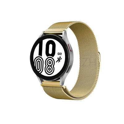 Mey İthalat®  Watch 22mm Metal Mıknatıslı Kordon - Gold