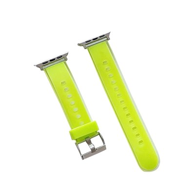 Mey İthalat®  Watch 38mm Jelly Silikon Kordon - Yeşil