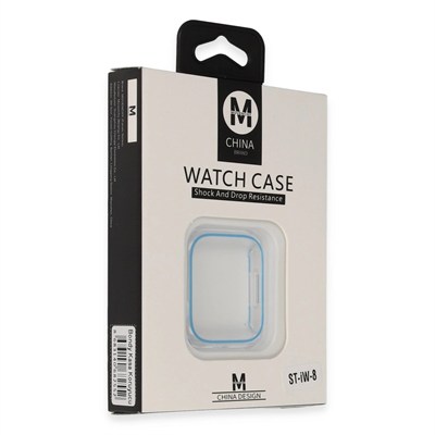 Mey İthalat®  Watch 45mm Bondy Kasa Koruyucu - Mavi