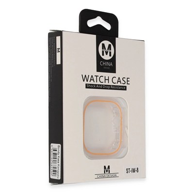 Mey İthalat®  Watch 45mm Bondy Kasa Koruyucu - Turuncu
