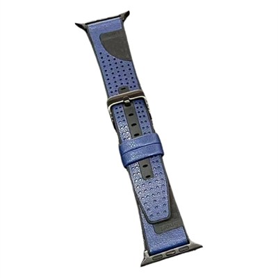 Mey İthalat®  Watch 45mm Buff Deri Kordon - Lacivert