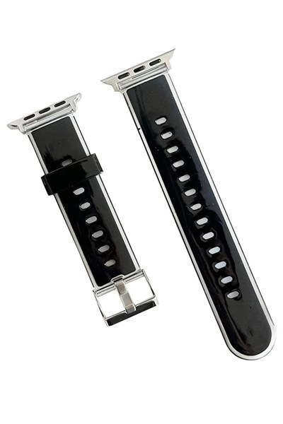 Mey İthalat®  Watch 45mm Jelly Silikon Kordon - Siyah