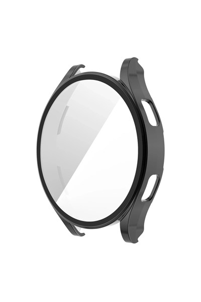 Mey İthalat®  Watch 5 44mm Wall Camlı Kasa Ekran Koruyucu - Siyah