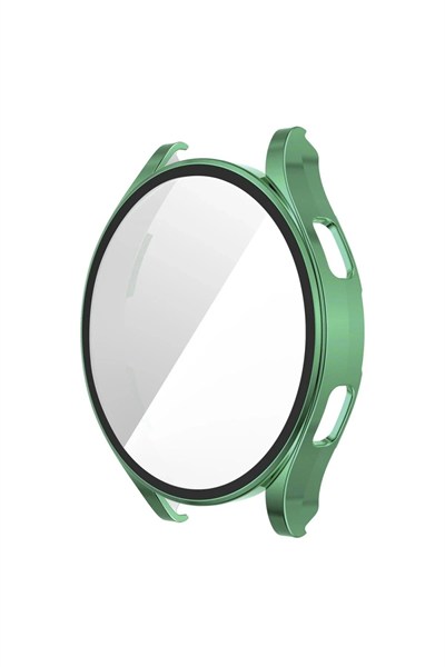 Mey İthalat®  Watch 5 44mm Wall Camlı Kasa Ekran Koruyucu - Koyu Yeşil