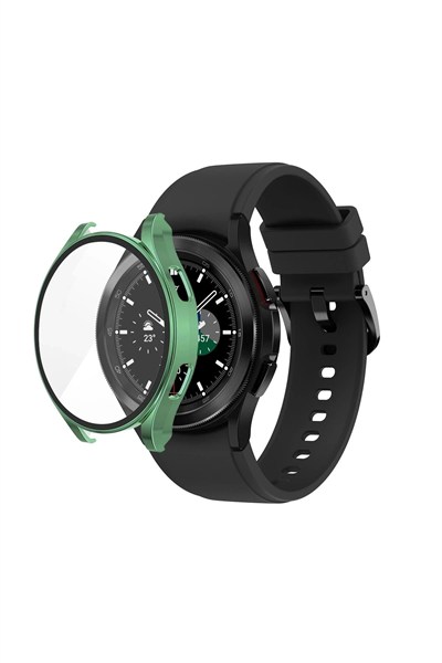 Mey İthalat®  Watch 5 44mm Wall Camlı Kasa Ekran Koruyucu - Koyu Yeşil
