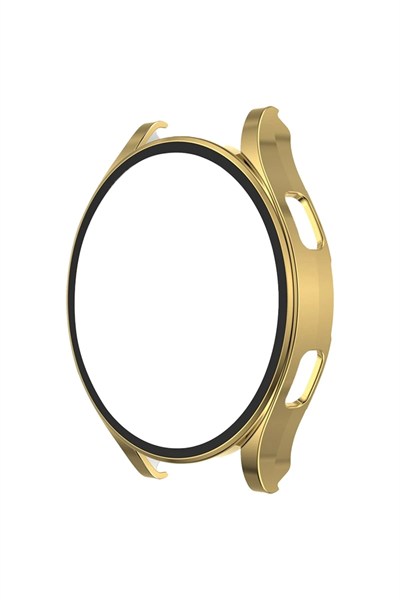 Mey İthalat®  Watch 5 Pro 45mm Wall Camlı Kasa Ekran Koruyucu - Gold