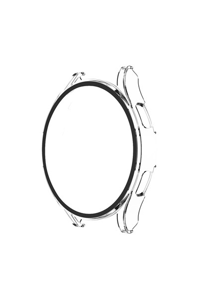 Mey İthalat®  Watch 5 Pro 45mm Wall Camlı Kasa Ekran Koruyucu - Şeffaf