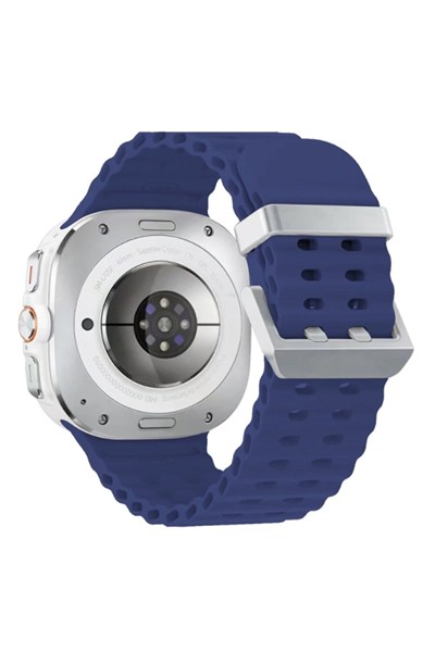 Mey İthalat®  Watch 7 Ultra KR417 Rug Silikon Kordon - Lacivert