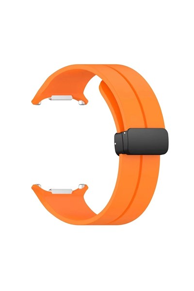 Mey İthalat®  Watch 7 Ultra KR418 Tender Silikon Kordon - Turuncu