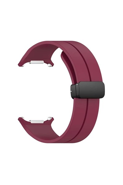 Mey İthalat®  Watch 7 Ultra KR418 Tender Silikon Kordon - Bordo