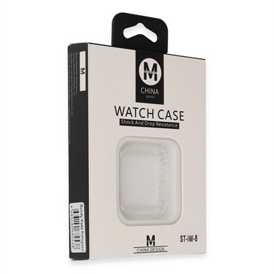 Mey İthalat®  Watch Ultra 49mm Bondy Kasa Koruyucu - Beyaz