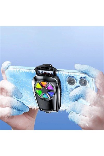 Mey İthalat®  X110 Radyatör Telefon Soğutucu Fan - Siyah