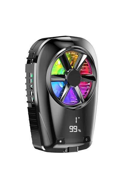 Mey İthalat®  X110 Radyatör Telefon Soğutucu Fan - Siyah