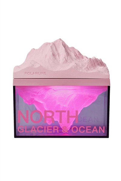 Mey İthalat®  Z4 Kuzey Okyanus Temalı Gece Lambası Özellikli BT Kablosuz Hoparlör - Pembe