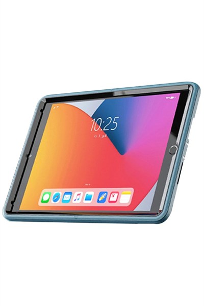 Mey İthalat®  iPad 10.2 (7.nesil) Kılıf Hand Strap Tablet Kılıfı - Turkuaz