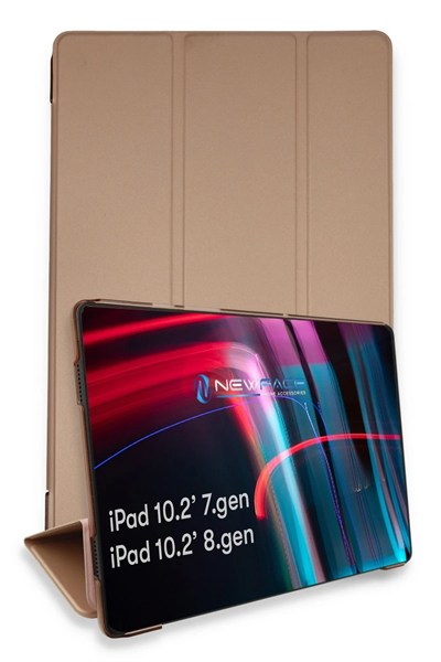 Mey İthalat®  iPad 10.2 (7.nesil) Kılıf Tablet Smart Kılıf - Rose Gold