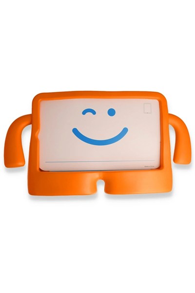 Mey İthalat®  iPad 2022 10.9 (10.nesil) Kılıf Karakter Tablet Silikon - Turuncu