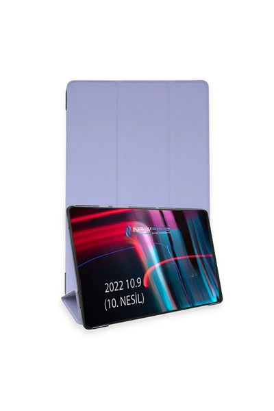 Mey İthalat®  iPad 2022 10.9 (10.nesil) Kılıf Tablet Smart Kılıf - Lila