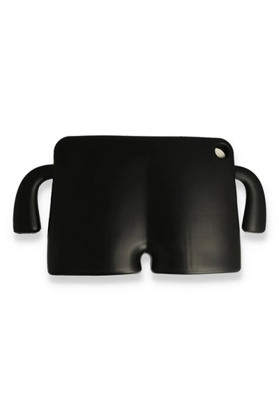 Mey İthalat®  iPad 2022 10.9 (10.nesil) Kılıf Karakter Tablet Silikon - Siyah