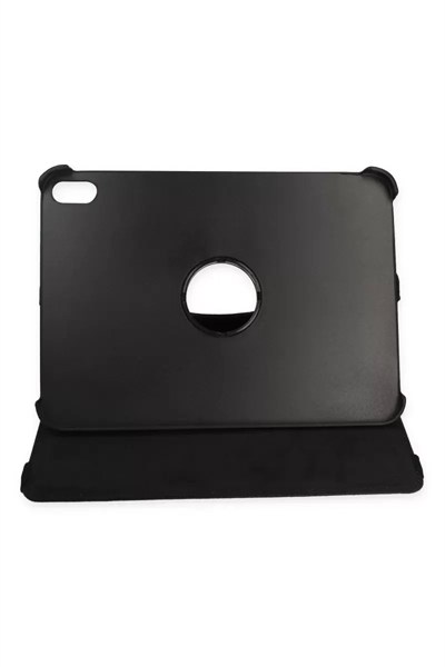 Mey İthalat®  iPad 2022 10.9 (10.nesil) Kılıf 360 Tablet Deri Kılıf - Siyah